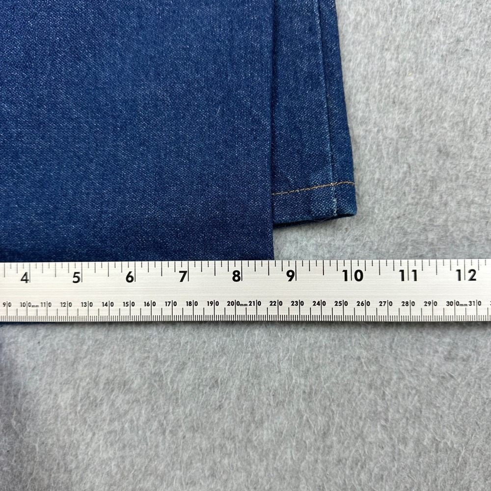Wrangler Y2K 13MWZ Cowboy Cut Mens Jeans 36x34 Indigo Blue Straight Leg Denim - Picture 12 of 12